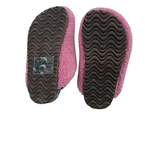 Steve Madden Toddler Homez Slip On Shoes Blush Faux Fur Size 6 - Picture 4 of 7